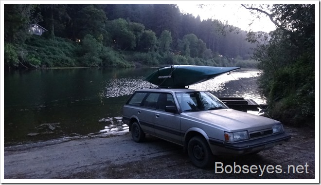 Evening Paddle At Monte Rio and My Vulture Buddies