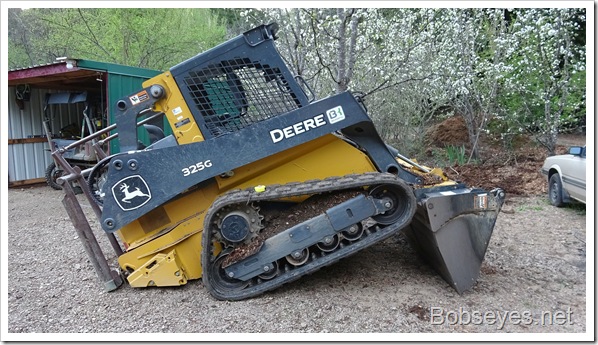 Cleaning Muddy Tracks and Spreading Woodchips In the Yard