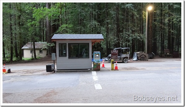 Road Work Continues and the New State Park Kiosk Road Work Continues and the New State Park Kiosk