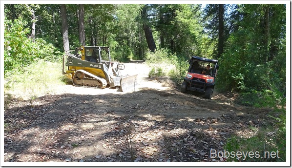 Tom and I Open Some More Trails On a Neighbor’s Place and Testing the Blade